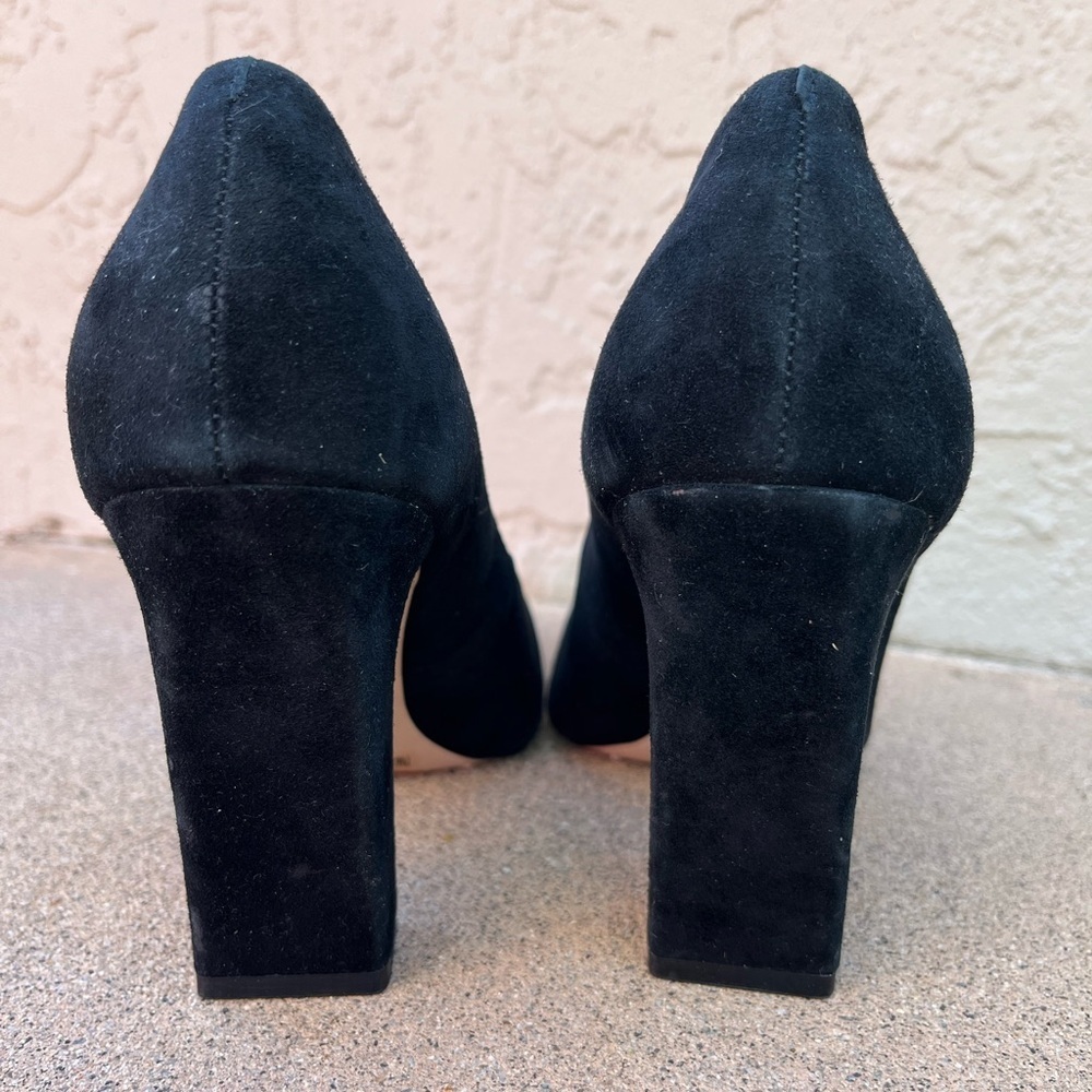 Vince Camuto Sibrina Suede Pump Black 7 - Picture 8 of 8